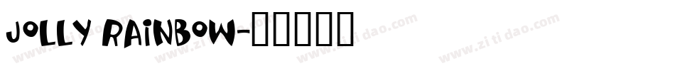 Jolly Rainbow字体转换